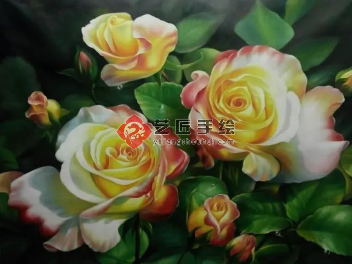 花卉花瓶油畫 油畫藝術品